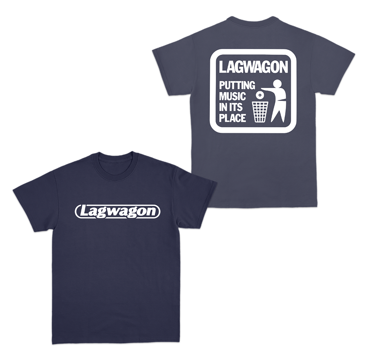 Lagwagon (Putting Music Navy) T-Shirt